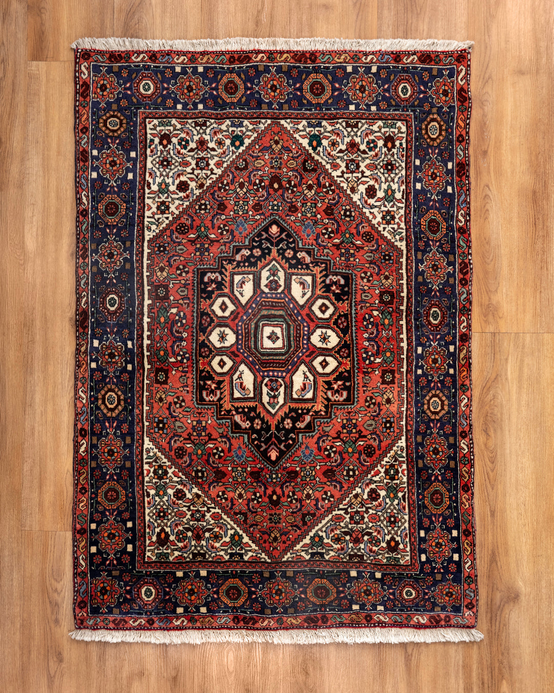 Turkish handmade rug, Vintage nomadic rug, Ethnic rug, Bohemian rug, Natural wool rug, Home decor, Bedroom rug, Carpet, 4.6 x 7.9 ft deals TVR0965