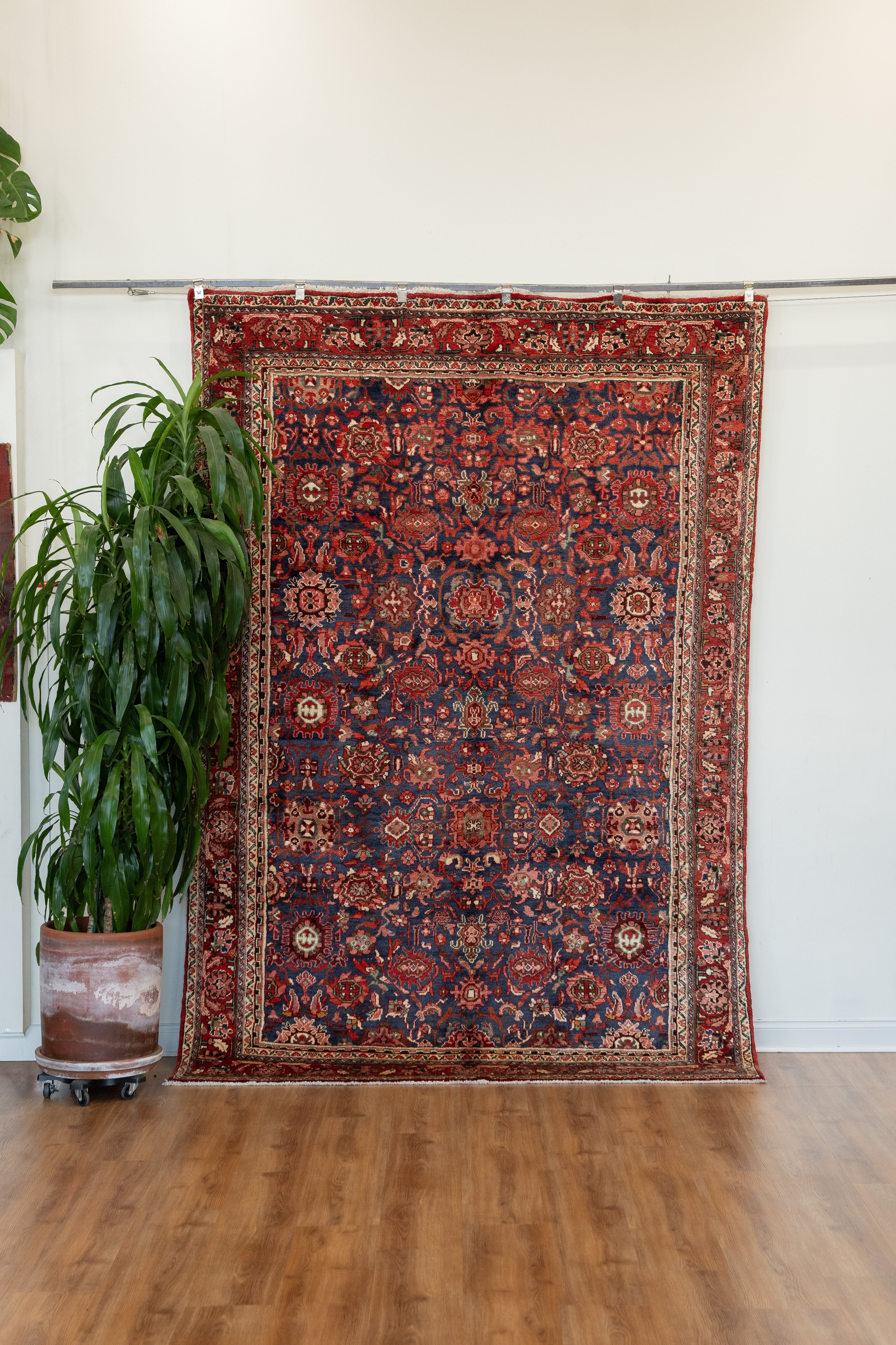 51×103\"Winter wonderland” ViNTAGE RUG Experimental Vintage - Vintage Rugs - Portland, Oregon