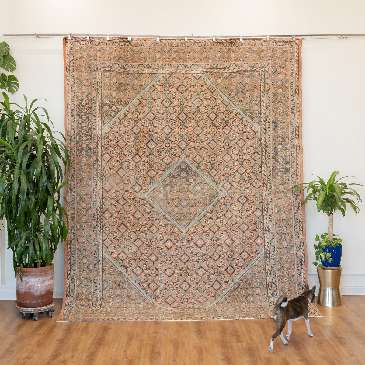 Nomadic Vintage Rugs – Handmade Turkish Large Rug 9'11